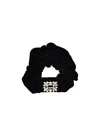 Roger Vivier Buckle Embellished Velvet Scrunchie In Black