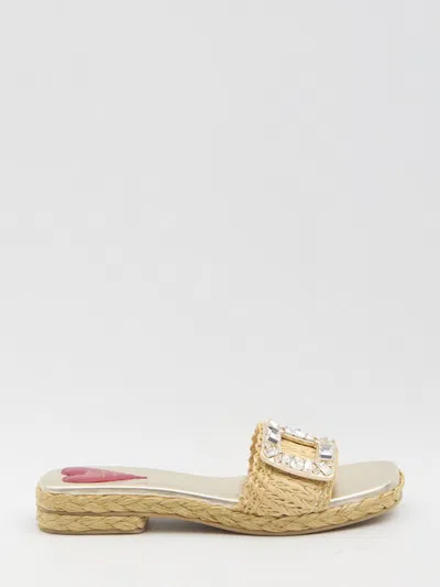 ROGER VIVIER BUCKLE SANDALS