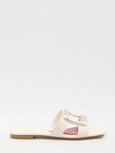 ROGER VIVIER BUCKLE SLIDES