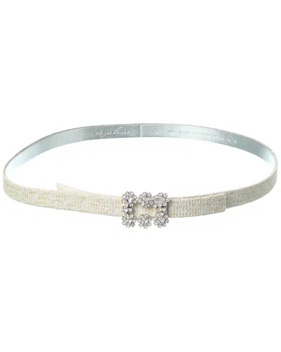 Roger Vivier Buckle Tweed Belt