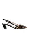 Roger Vivier Chic Slingback Block Heel Pump In Multi