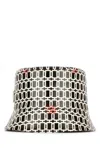 Roger Vivier Grand Vivier Coated Canvas Bucket Hat In B999