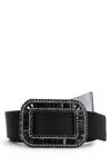 Roger Vivier Ceinture Pilgrim P.30 In Black