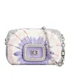 Roger Vivier Chain Flip Shoulder Bag In White