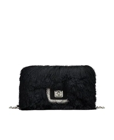 Roger Vivier Chain Shoulder Bag In Black