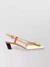 Roger Vivier Chic Block Heel Slingback Pump In Pink