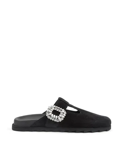 Roger Vivier Chinelas - Negro In Black