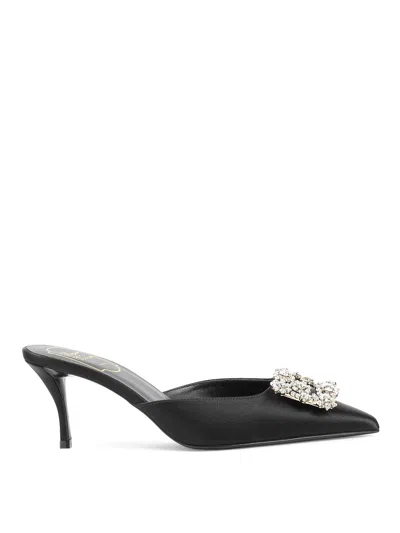 Roger Vivier Chinelas - Negro In Black