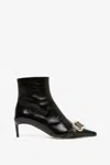 Roger Vivier Choc 55 Black Booties