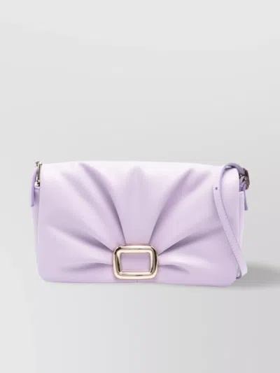 Roger Vivier Choc Me Mini Bag With Gathered Detailing