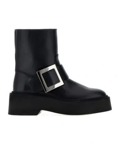 ROGER VIVIER ROGER VIVIER CHUNKY SOLE ANKLE BOOTS