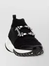 Roger Vivier Viv Run Strass Buckle Hybrid Slip Ons