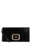 Roger Vivier Structured Chain Shoulder Bag In Black