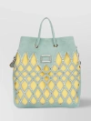 ROGER VIVIER COLORFUL CUT-OUT EMBELLISHED TOTE