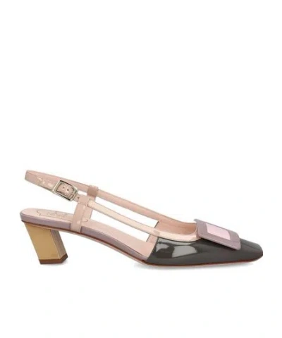 ROGER VIVIER ROGER VIVIER COVERED BUCKLE SLINGBACK PUMPS