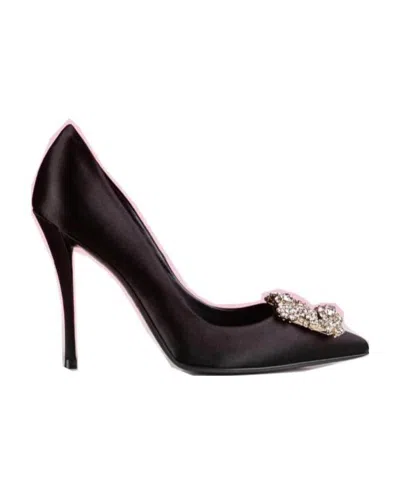 ROGER VIVIER ROGER VIVIER FLOWER STRASS BUCKLE PUMPS