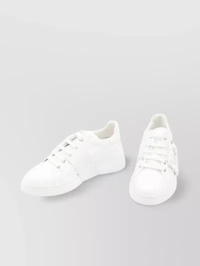 Roger Vivier Crystal Buckle Skate Sneakers