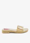 Roger Vivier Buckle Sandals In Yellow