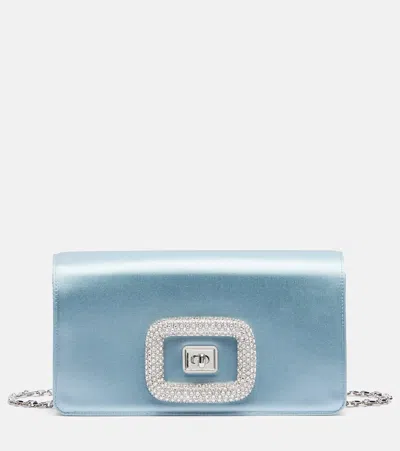 Roger Vivier Crystal-embellished Clutch