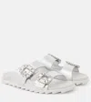Roger Vivier Women Slidy Viv Strass Buckle In White
