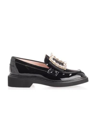ROGER VIVIER ROGER VIVIER EMBELLISHED SLIP-ON LOAFERS