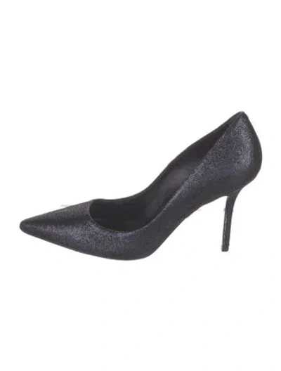 Pre-owned Roger Vivier Crystal Embellishments Pumps In Blue