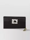 Roger Vivier Crystal Flower Clutch Bag