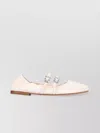 Roger Vivier "nappa Ballet Flats With Strass Buck