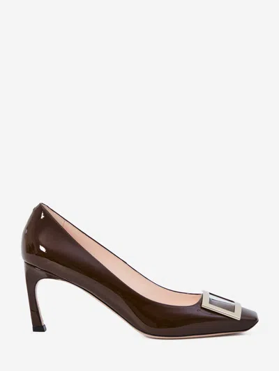Roger Vivier Dcollet Belle Vivier Trompette In Brown