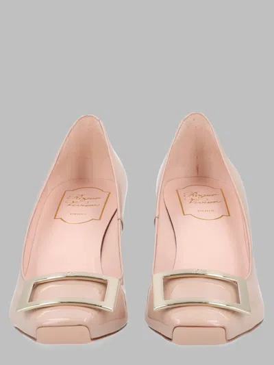 Roger Vivier Trompette Pumps By In Patent Leather In Pink
