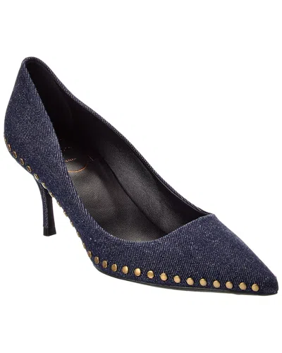 Roger Vivier Denim Pump In Multi