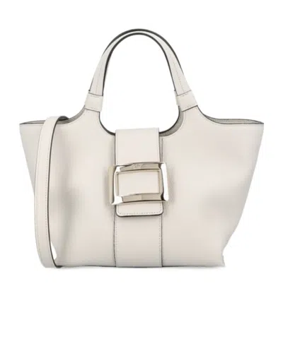 Roger Vivier Double-handled Shoulder Bag In Neutral