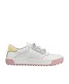 Roger Vivier Drill Button Sneakers In White