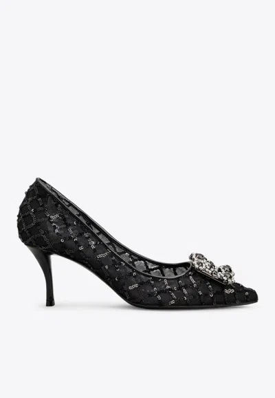 ROGER VIVIER EFFLORESCENCE 65 SEQUINED PUMPS