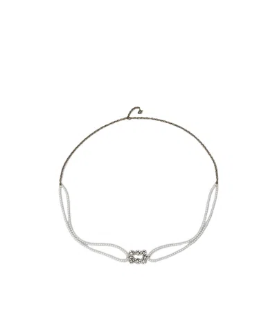 Roger Vivier Efflorescence Belt In Metallic