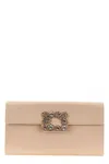 Roger Vivier 'efflorescence' Clutch In Nude