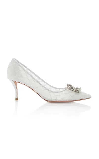 ROGER VIVIER EFFLORESCENCE CRYSTAL-NET PUMPS