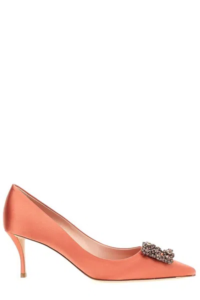Roger Vivier Efflorescence Pumps In Pink