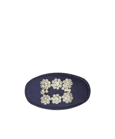Roger Vivier Efflorescence Hair Clip In Pink
