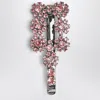 Roger Vivier Efflorescence Hair Clip Silver Pink