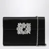 Roger Vivier Efflorescence Mini Clutch In In Black