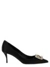 Roger Vivier Efflorescence Pumps Black In Black