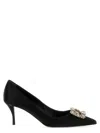 Roger Vivier Efflorescence Pumps Black In Black