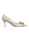 Roger Vivier Efflorescence Pumps In Satin
