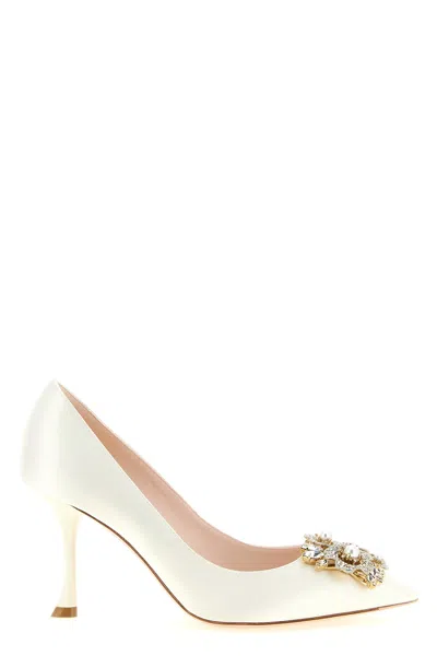 Roger Vivier 'efflorescence' Pumps In White