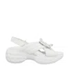 Roger Vivier Buckle-detail Sling-back Sandals In White