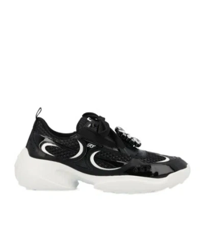 ROGER VIVIER ROGER VIVIER EMBELLISHED LACE-UP SNEAKERS