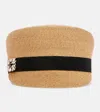 Roger Vivier Embellished Paper Hat