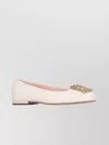 Roger Vivier Embellished Round Toe Ballerina Shoes