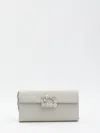 Roger Vivier Envelope Flower Strass Bag In Silver
